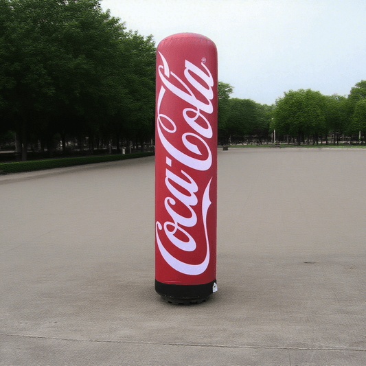 KeepFuns Coca-Cola advertising inflatable lamppost red brand promotion inflatable column outdoor commercial activity display inflatable model