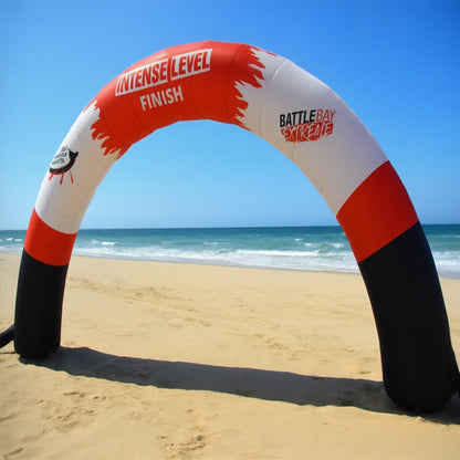 KeepFuns Colorful luminous inflatable semicircular arch Night event theme arch Brand joint promotion arch Outdoor event luminous arch