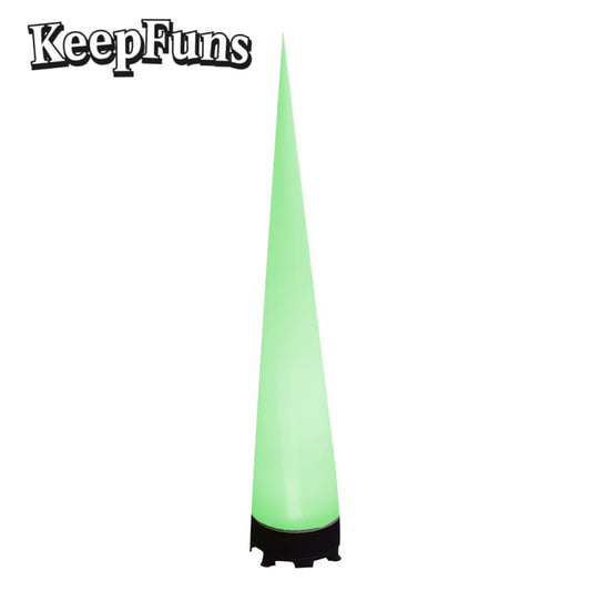 KeepFuns multi-conical upright tube lights, with customizable size and color, are easy to install, lightweight, and made of sturdy materials. They are suitable for decorations in parties, courtyards, shopping malls, clubs, etc.