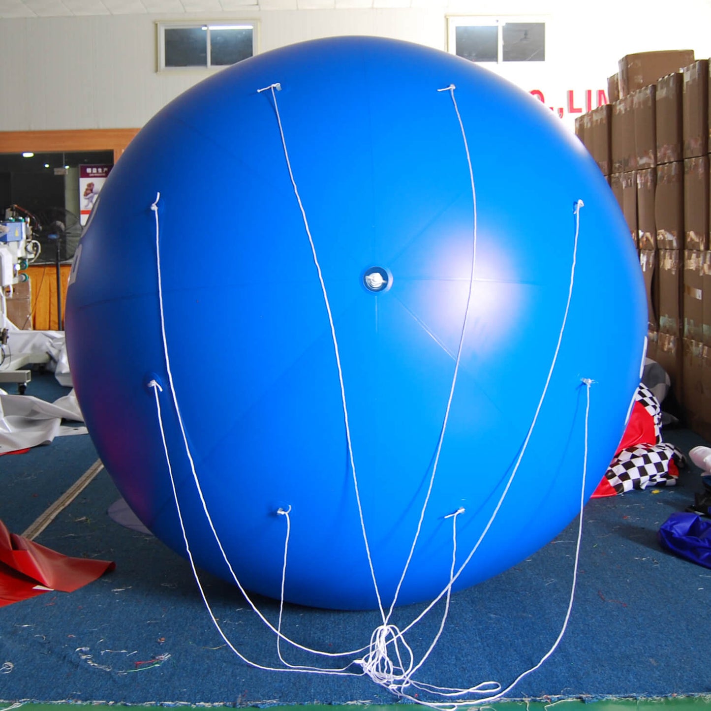 KeepFuns Custom blue inflatable advertising ball, brand promotion giant balloon, corporate event promotion exclusive inflatable model