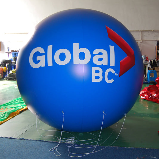 KeepFuns Custom blue inflatable advertising ball, brand promotion giant balloon, corporate event promotion exclusive inflatable model