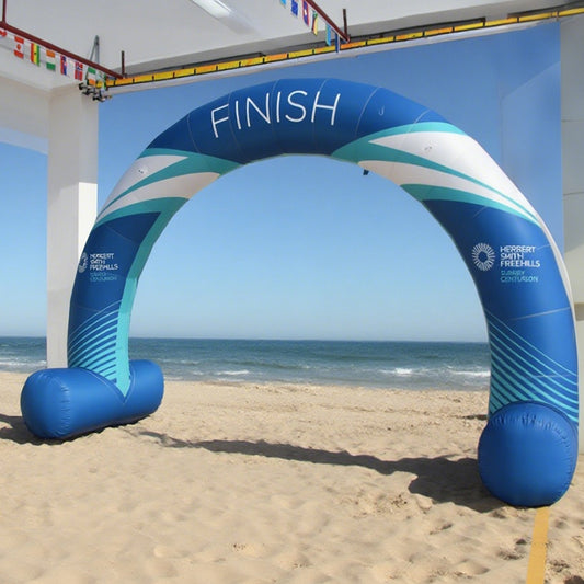 KeepFuns Customized T-leg inflatable advertising arch set, outdoor event arch, brand promotion celebration arch set