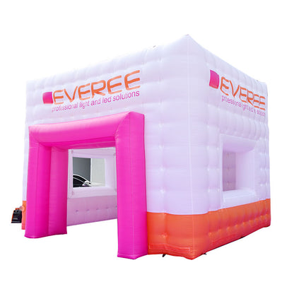 Customized advertising inflatable tent, brand promotion activity inflatable model, outdoor exhibition portable inflatable house