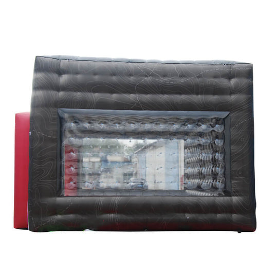 KeepFuns Customized black and red inflatable tent, outdoor brand event promotion tent, large advertising exhibition inflatable tent