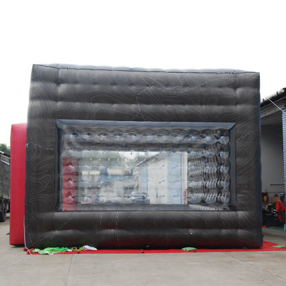 KeepFuns Customized black and red inflatable tent, outdoor brand event promotion tent, large advertising exhibition inflatable tent