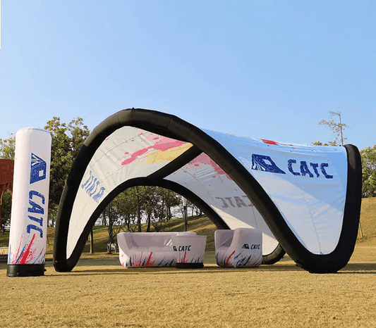 KeepFuns Customized pattern inflatable tent, outdoor brand event promotion tent, creative painting exhibition, party gathering, commercial promotion inflatable tent