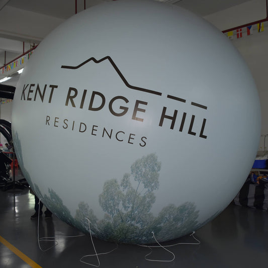 KeepFuns Customized real estate inflatable advertising ball, real estate promotion giant air model, brand promotion exclusive big ball
