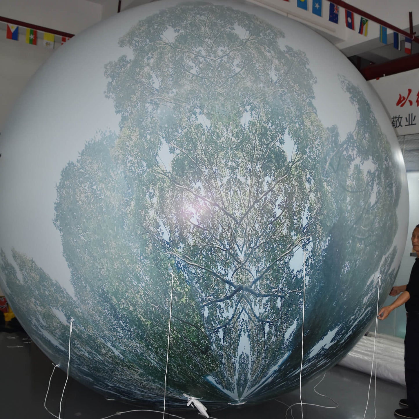 KeepFuns Customized real estate inflatable advertising ball, real estate promotion giant air model, brand promotion exclusive big ball