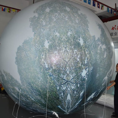 KeepFuns Customized real estate inflatable advertising ball, real estate promotion giant air model, brand promotion exclusive big ball