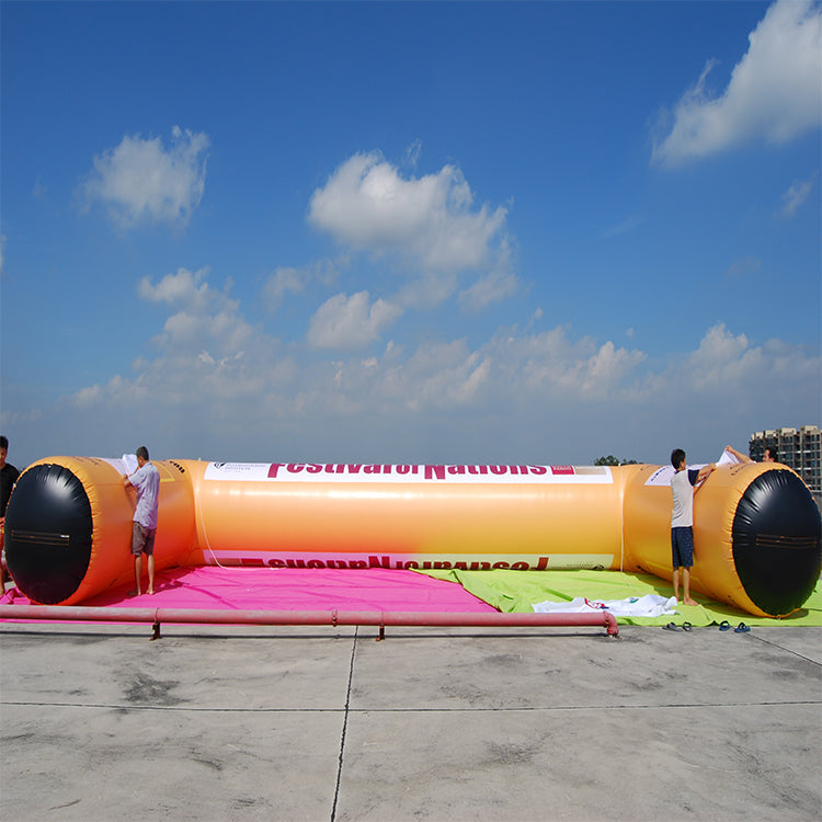 KeepFuns Customized right angle inflatable advertising arches, outdoor large-scale event arches, international cultural festivals, exhibitions, celebrations and publicity arches