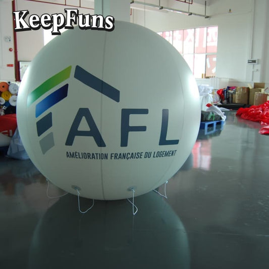 KeepFuns PVC inflatable balloons, customizable in size and Logo, made of waterproof and durable materials, suitable for mall decoration, party decoration, theme events, and advertising