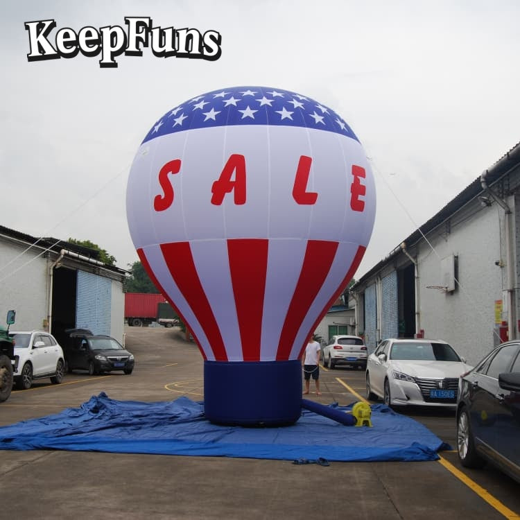 KeepFuns KeepFuns Waterproof PVC Inflatable Advertising Balloon - Custom Size & Logo for Marketing/Events