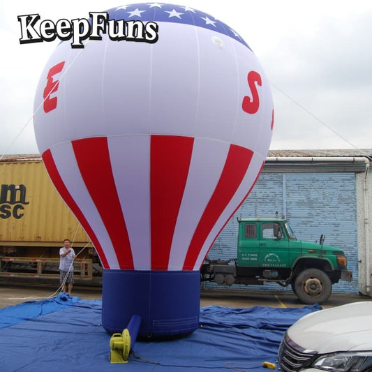 KeepFuns KeepFuns Waterproof PVC Inflatable Advertising Balloon - Custom Size & Logo for Marketing/Events