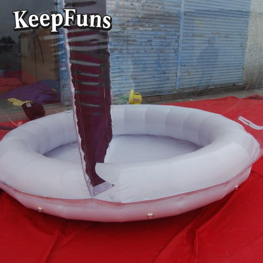 KeepFuns PVC Inflatable Snow Balloons, customizable in size and Logo, made of waterproof and durable materials, suitable for shopping mall decorations, party decorations, theme events, and advertising promotions