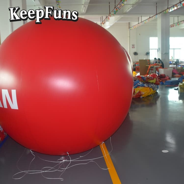 KeepFuns PVC Inflatable Balloons, customizable in size and Logo, made of waterproof and durable materials, suitable for mall decorations, party decorations, theme events, and advertising promotions