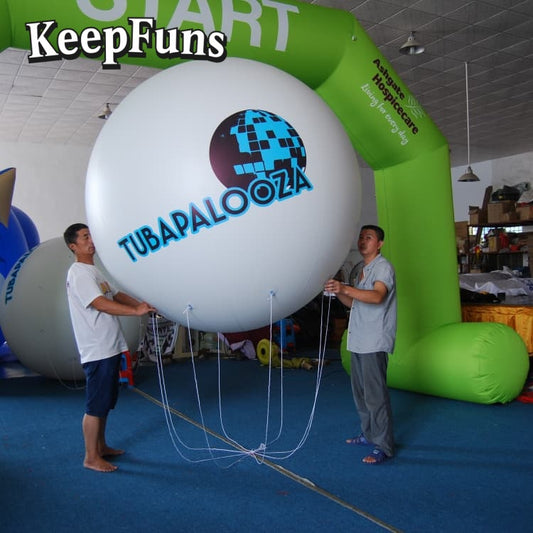 KeepFuns PVC Inflatable Balloons, customizable in size and Logo, made of waterproof and durable materials, suitable for shopping mall decorations, party decorations, theme events, and advertising campaigns.
