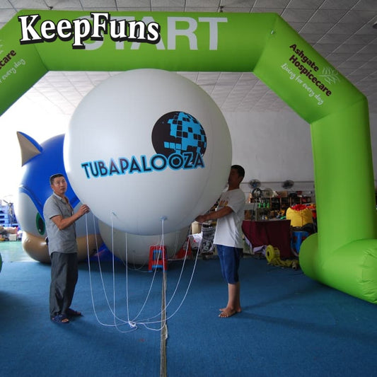 KeepFuns PVC Inflatable Balloons, customizable in size and Logo, made of waterproof and durable materials, suitable for shopping mall decorations, party decorations, theme events, and advertising campaigns.
