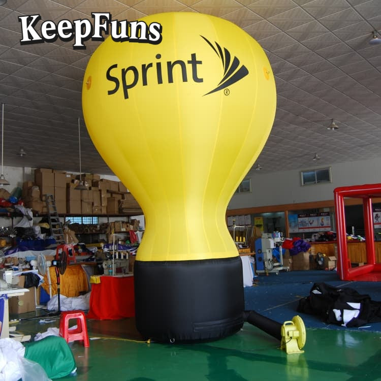 KeepFuns Heavy-Duty PVC Inflatable Promotion Balloon - Customizable Size, Printable Design for Brand Marketing