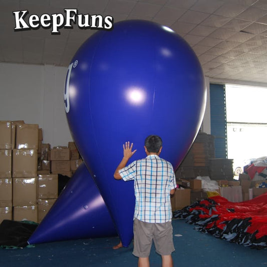 KeepFuns Water Drop Advertising Inflatable - PVC Waterproof, Customizable Logo & Size for Promotional Events