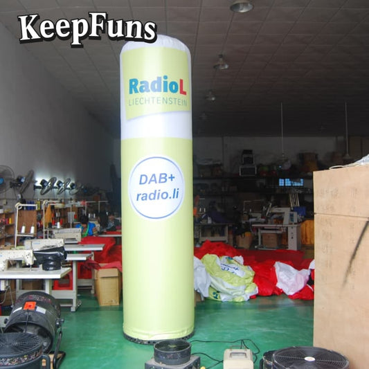 KeepFuns inflatable light tube features rapid inflation. It can be customized in size, color and printed content, and is lightweight. It is suitable for store or product promotion, event promotion, etc.