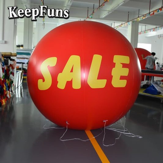 KeepFuns PVC Inflatable Balloons, customizable in size and Logo, made of waterproof and durable materials, suitable for mall decorations, party decorations, theme events, and advertising promotions