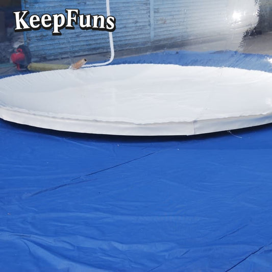 KeepFuns PVC Inflatable Snow Balloons, customizable in size and Logo, made of waterproof and durable materials, suitable for mall decorations, party decorations, theme events, and advertising campaigns.