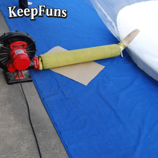 KeepFuns PVC Inflatable Snow Balloons, customizable in size and Logo, made of waterproof and durable materials, suitable for mall decorations, party decorations, theme events, and advertising campaigns.