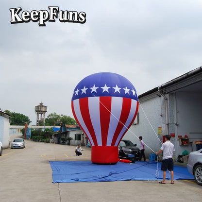 KeepFuns Customizable PVC Advertising Inflatable Balloon - Waterproof, Printable for Events & Promotions