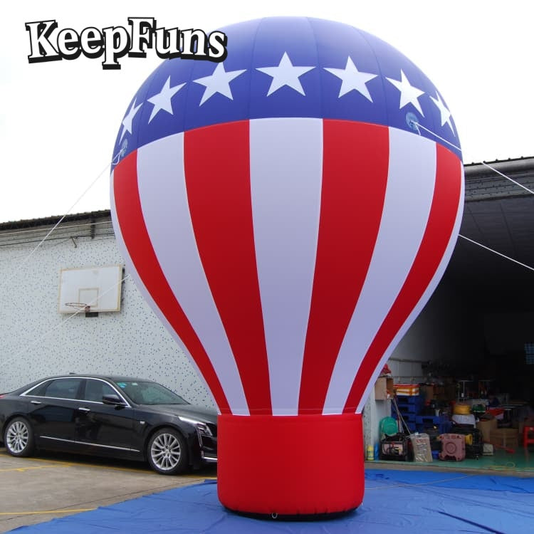 KeepFuns Customizable PVC Advertising Inflatable Balloon - Waterproof, Printable for Events & Promotions