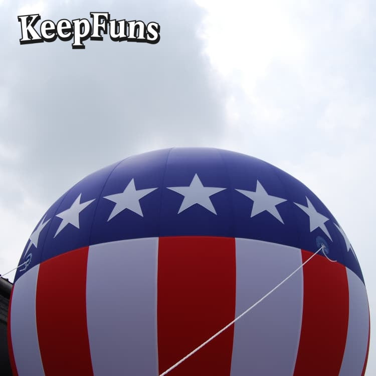 KeepFuns Customizable PVC Advertising Inflatable Balloon - Waterproof, Printable for Events & Promotions