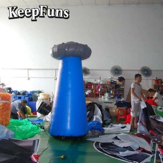 KeepFuns Special-Shaped Inflatable Tube Light features quick inflation. It can be customized in size, color, and printed content, and is lightweight. It is suitable for night discos, club/festival decorations, parties, gatherings, etc.