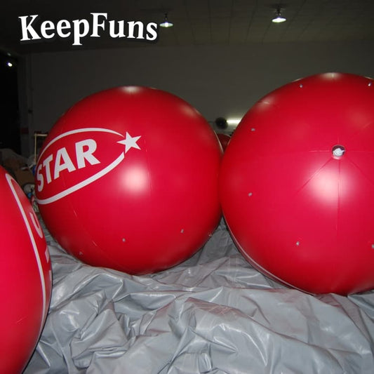KeepFuns PVC inflatable balloons, customizable in size and Logo, with waterproof and durable materials, suitable for mall decorations, party decorations, theme events, and advertising promotions
