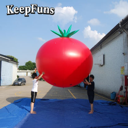 KeepFuns Waterproof PVC Tomato Balloon - Custom Size & Logo, Ideal for Event Marketing & Party Supplies