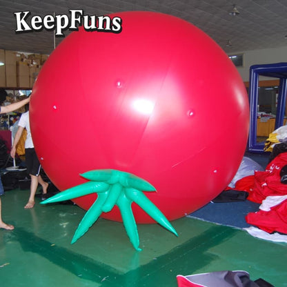 KeepFuns Waterproof PVC Tomato Balloon - Custom Size & Logo, Ideal for Event Marketing & Party Supplies