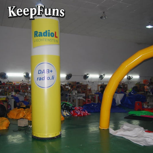 KeepFuns inflatable light tube features rapid inflation. It can be customized in size, color and printed content, and is lightweight. It is suitable for store or product promotion, event promotion, etc.