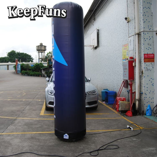 KeepFuns Inflatable Advertising Light Tubes: Customizable (color, size, print), easy to inflate, durable, ideal for ads, malls, clubs, courtyards.