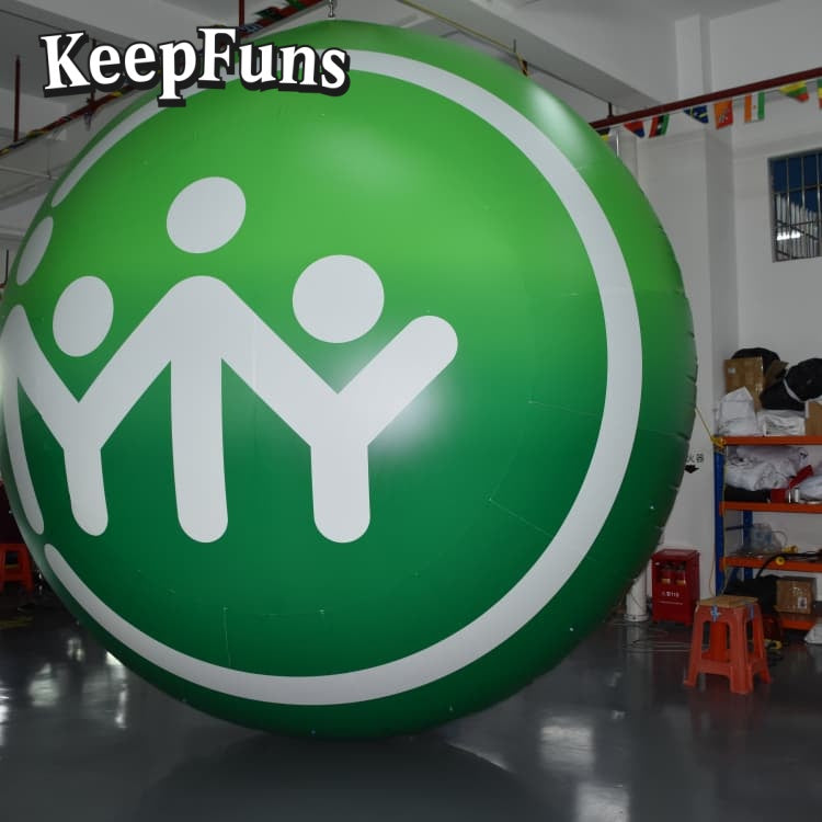 KeepFuns PVC Inflatable Balloons, customizable in size and Logo, made of waterproof and durable materials, suitable for mall decorations, party decorations, theme events, and advertising promotions
