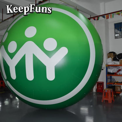 KeepFuns PVC Inflatable Balloons, customizable in size and Logo, made of waterproof and durable materials, suitable for mall decorations, party decorations, theme events, and advertising promotions