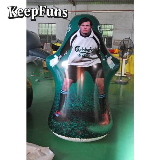 KeepFuns PVC Waterproof Football Goalkeeper Model - Durable Brand Marketing & Event Promotion Prop (CE Certified)