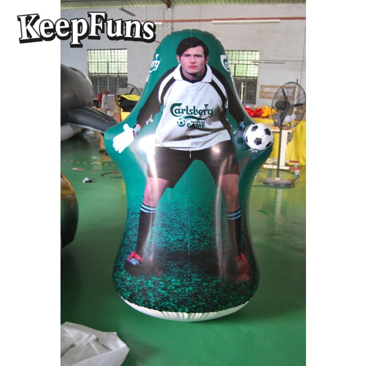 KeepFuns PVC Waterproof Football Goalkeeper Model - Durable Brand Marketing & Event Promotion Prop (CE Certified)