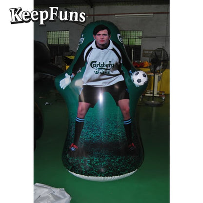 KeepFuns PVC Waterproof Football Goalkeeper Model - Durable Brand Marketing & Event Promotion Prop (CE Certified)