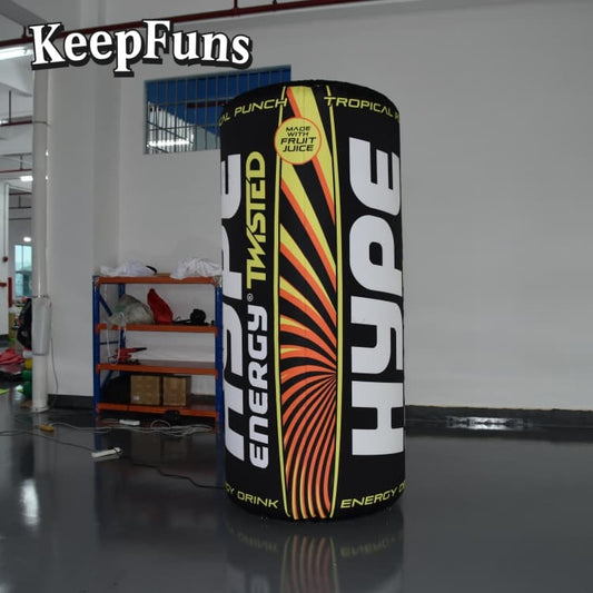 KeepFuns inflatable light tube, with rapid inflation, customizable size, color and printed content, is lightweight, suitable for store or product promotion, event promotion, etc.