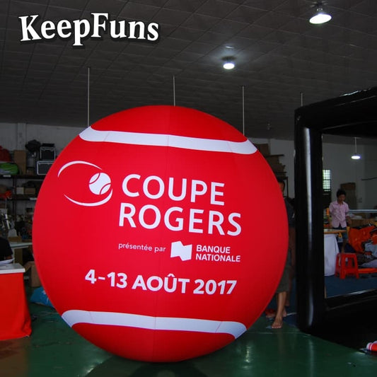 KeepFuns PVC inflatable balloons, with customizable sizes and logos, are made of waterproof and durable materials, suitable for shopping mall decorations, party adornments, theme events, and advertising promotions.