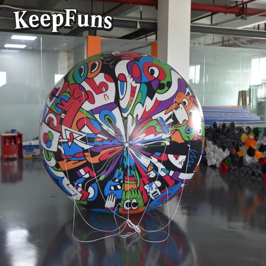 KeepFuns PVC inflatable balloons, customizable in size and Logo, made of waterproof and durable materials, suitable for shopping mall decorations, party decorations, theme activities, and advertising campaigns