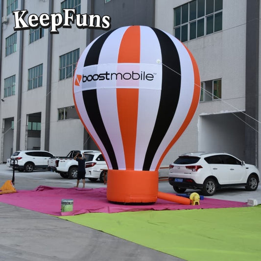 KeepFuns Inflatable Advertising Floor Balloons: Customizable (color, size, print), easy to inflate, durable, ideal for ads, supermarket promotions, outdoor events.