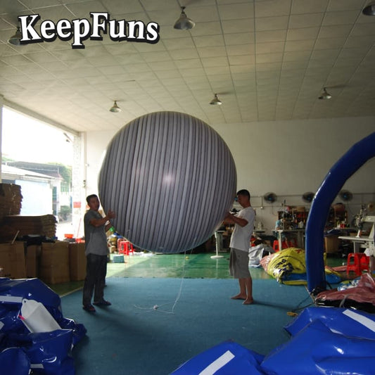 KeepFuns PVC inflatable balloons, with customizable size and Logo, are made of waterproof and durable materials, suitable for shopping mall decorations, party decorations, theme activities, and advertising promotions.