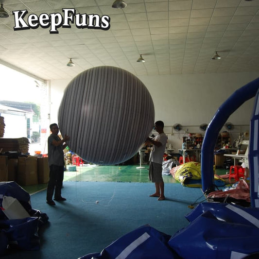 KeepFuns PVC inflatable balloons, with customizable size and Logo, are made of waterproof and durable materials, suitable for shopping mall decorations, party decorations, theme activities, and advertising promotions.
