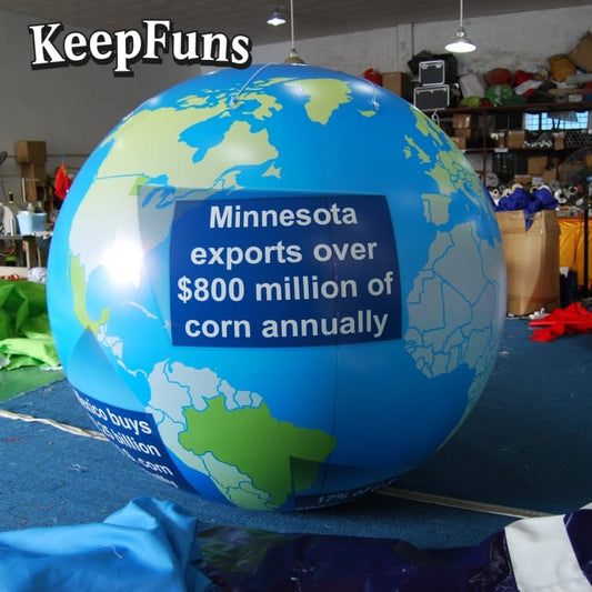 KeepFuns PVC inflatable balloons, customizable in size and Logo, made of waterproof and durable materials, suitable for shopping mall decorations, party decorations, theme events, and advertising promotions