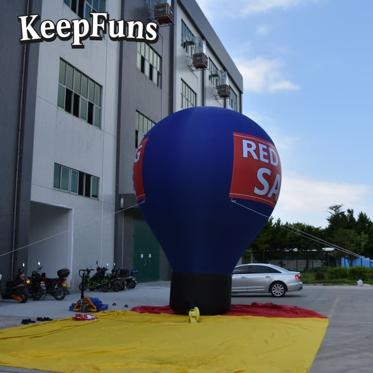 KeepFuns Waterproof PVC Inflatable Advertising Balloon - Custom Size & Logo for Marketing/Events
