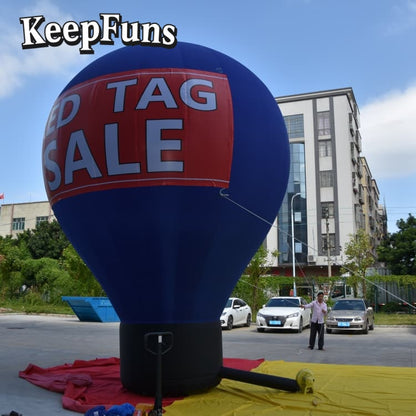 KeepFuns Waterproof PVC Inflatable Advertising Balloon - Custom Size & Logo for Marketing/Events